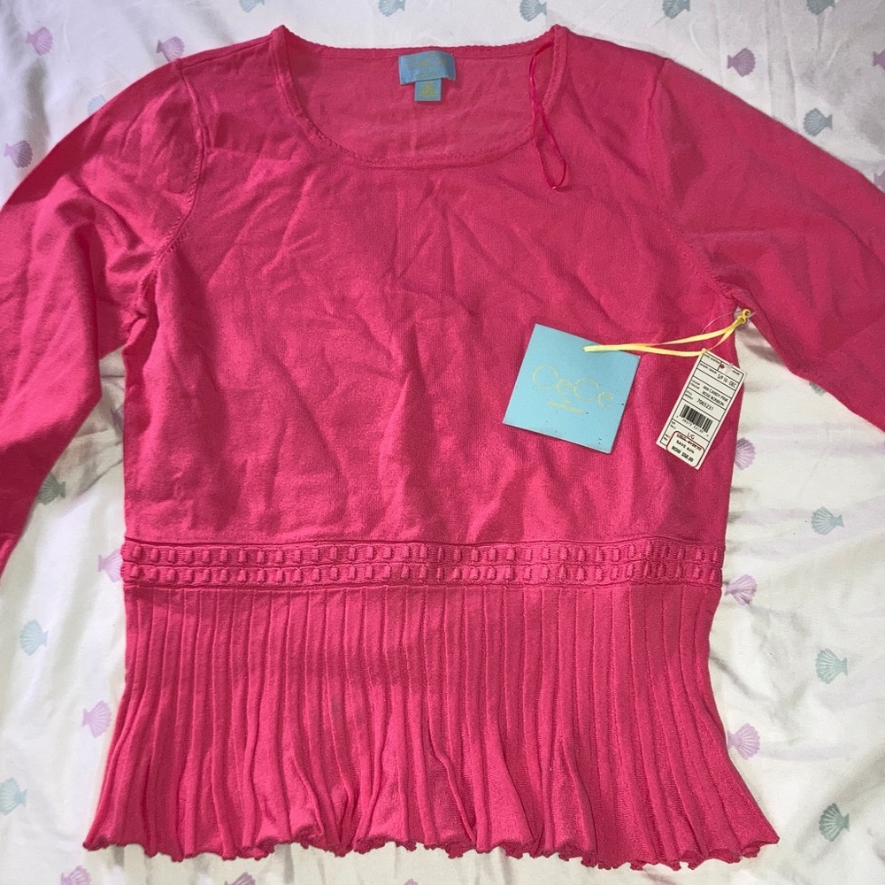 CeCe Bold Pink Knitwear